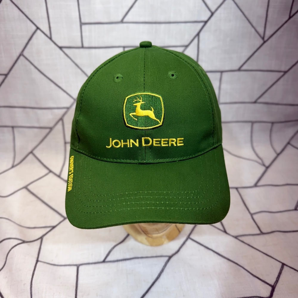 John Deere Baseball Hat OSFA Green Owners Edition Nothing Runs Like A Deere